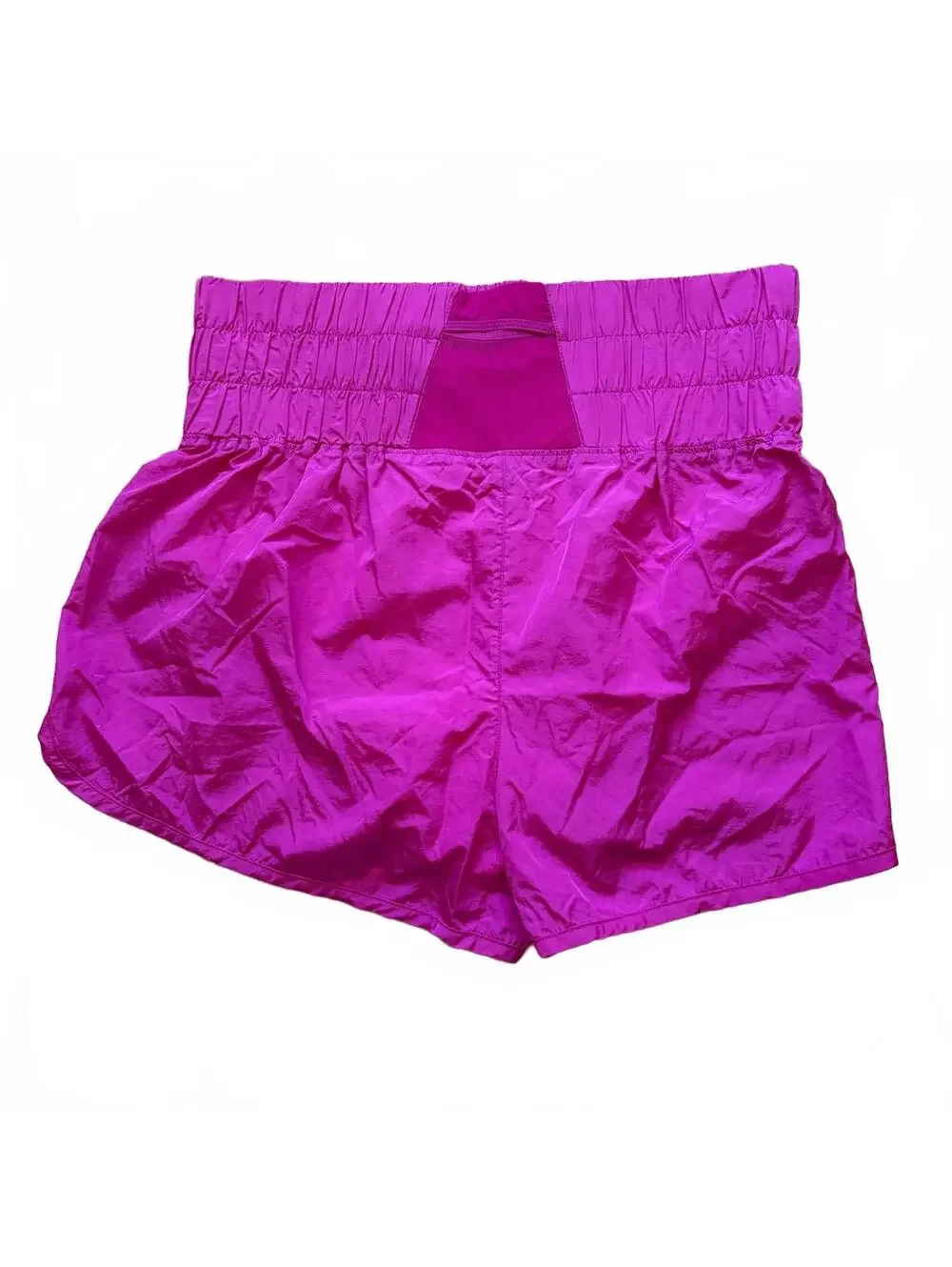 Free People FP Movement Way Home Pink High Waisted Running Shorts Women's XL NWT